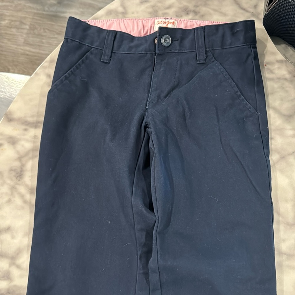 Girls navy uniform pants